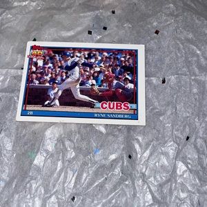 ⭐️TOPPS⭐️ 4️⃣0️⃣💥Ryne Sandberg⭐️ BASEBALL ⚾️ CARD